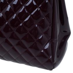 Pre Owned حقيبة شانيل بلام جلد لامع كبيرة مادموزيل