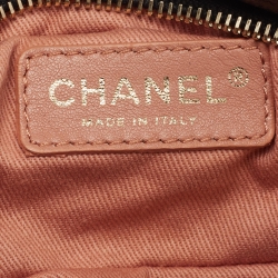 Pre Owned Chanel Black Quilted Leather Paris-Bombay Baluchon Bag