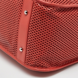 Chanel Red Perforated Leather Up in the Air Shoulder Bag