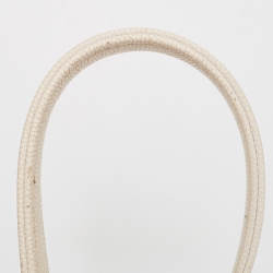 Pre Owned Chanel White Quilted Leather CC Shoulder Bag