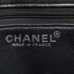 Pre Owned Chanel Black Caviar Leather Medallion Tote Bag