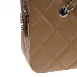 Pre Owned حقيبة شانيل جلد مبطن كلاسيكية