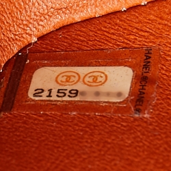 مملوكة مسبقًا حقيبة شانيل جامبو كلاسيك جلد ثعبان أزرق بقلاب مزدوج