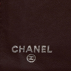 Chanel Black Quilted Leather CC Compact Wallet
