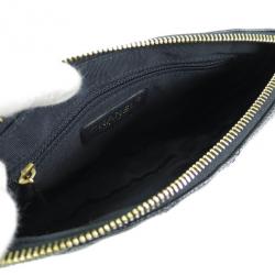 Pre Owned Chanel Black Caviar Pochette