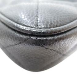 Pre Owned Chanel Black Caviar Pochette