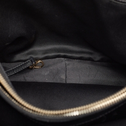 Pre Owned Chanel Black Quilted Caviar Leather Grand GST Shopper Tote Bag