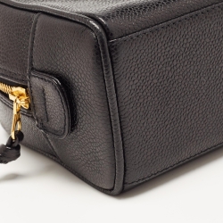 Pre Owned Chanel Black Caviar Leather CC Cosmetic Pouch