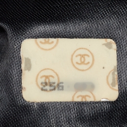 Pre Owned Chanel Black Chevron Caviar Leather CC Tassel Camera Bag