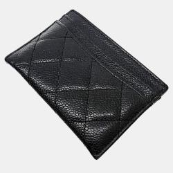 مملوكة مسبقًا Chanel Black caviar card wallet