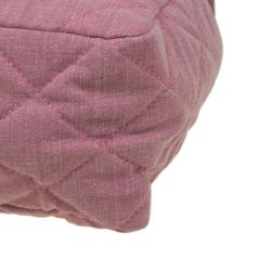Pre Owned Chanel Pink Quilted Fabric Limited Edition XXL Reissue Travel Bag