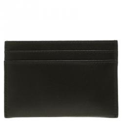 Chanel Black Leather CC Card Holder 