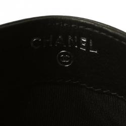 Chanel Black Leather CC Card Holder 