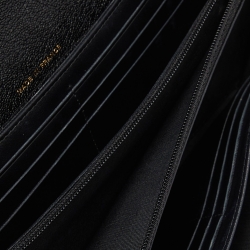 Chanel Black Quilted Caviar Leather Boy Wallet