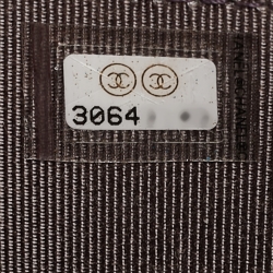 مملوكة مسبقًا Chanel Iridescent Pink Quilted Leather CC Wallet On Chain