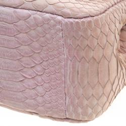 مملوكة مسبقًا Chanel Lilac Python Small Classic Single Flap Bag