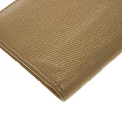 Pre Owned حافظة بطاقات شانيل فينتدج جلد بيج