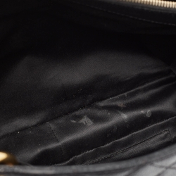 Pre Owned Chanel Black Quilted Caviar Leather GST Shopper Tote