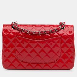 مملوكة مسبقًا Chanel Medium Classic Patent Double Flap