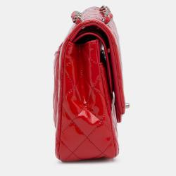 مملوكة مسبقًا Chanel Medium Classic Patent Double Flap