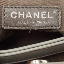 Pre Owned حقيبة شانيل ميني نويه إكسوكيتيف شوبنغ جلد عنابية