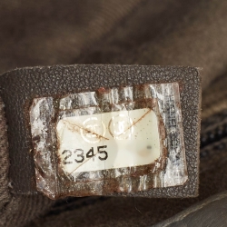 Pre Owned حقيبة شانيل ميني نويه إكسوكيتيف شوبنغ جلد عنابية