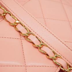 Chanel Pink Leather Small Trendy CC Top Handle Bags