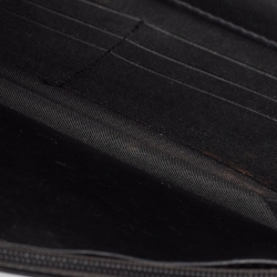 Pre Owned Chanel Black Quilted Leather Chain Around Wallet On Chain