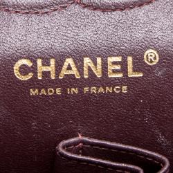 Pre Owned Chanel Black Quilted Leather Small Classic Double Flap Bag