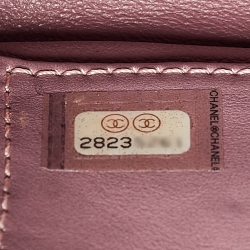 Pre Owned Chanel Punch Pink Caviar Leather Business Affinity Chain Flap Bag