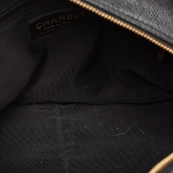 مملوكة مسبقًا Chanel Black Quilted Caviar Leather Petite Timeless Tote