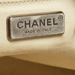 Pre Owned Chanel Brown Quilted Leather Outdoor Ligne Doctor Bag