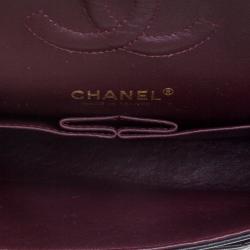 Pre Owned Chanel Black Quilted Leather Medium Classic Double Flap Bag