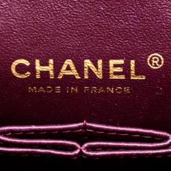 Pre Owned Chanel Black Quilted Leather Medium Classic Double Flap Bag