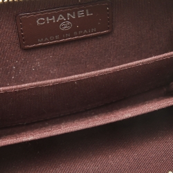 Pre Owned Chanel Black Caviar Leather Classic Zipped Coin Purse 