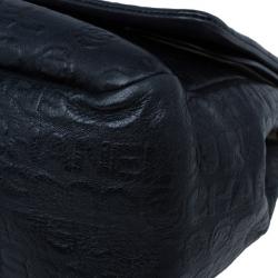 Pre Owned Chanel Black Lambskin 31 Rue Cambon Paris Reissue Flap Bag