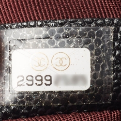 مملوكة مسبقًا Chanel Black Quilted Caviar Leather O'Case Pouch