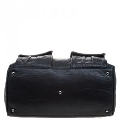 مملوكة مسبقًا Chanel Black Quilted Soft Leather CC Bowler Bag