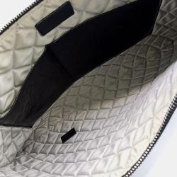 Pre Owned Chanel Black Leather Vintage Clutch Bag