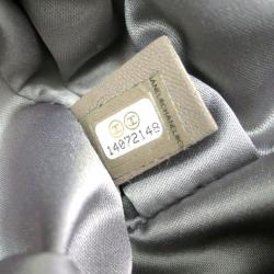 Pre Owned Chanel Grey Pile Fabric CC Hobo