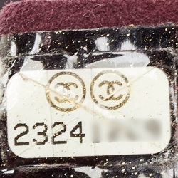 مملوكة مسبقًا Chanel Plum Quilted Leather New Medium Boy Shoulder Bag