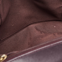 مملوكة مسبقًا Chanel Plum Quilted Leather New Medium Boy Shoulder Bag