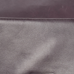 مملوكة مسبقًا Chanel Plum Quilted Leather New Medium Boy Shoulder Bag