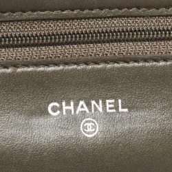 مملوكة مسبقًا Chanel Beige Python CC Wallet on Chain