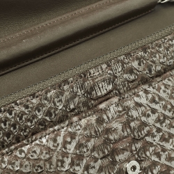 مملوكة مسبقًا Chanel Beige Python CC Wallet on Chain