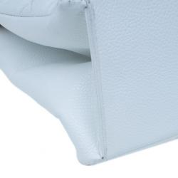 Pre Owned Chanel Black and White Caviar Shoulder Tote