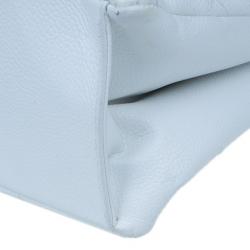 Pre Owned Chanel Black and White Caviar Shoulder Tote