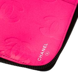 Chanel Black Quilted Leather Cambon Ligne Zippy Organizer Wallet