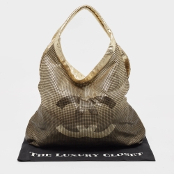 Pre Owned Chanel Metallic Ombre Leather Hollywood CC Hobo