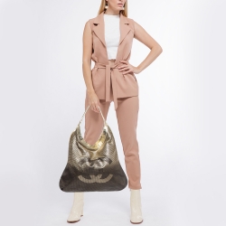 Pre Owned Chanel Metallic Ombre Leather Hollywood CC Hobo